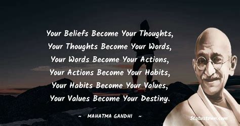 Your Beliefs Become Your Thoughts Your Thoughts Become Your Words