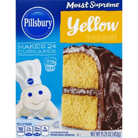 Pillsbury Moist Supreme Classic Yellow Cake Mix 1525oz In 2021