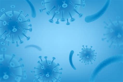 Realistic Coronavirus Background Free Vector