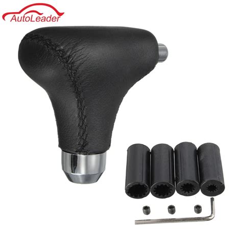 Automatic Leather Gear Stick Car Truck Knob Speed Shift Shifter Lever