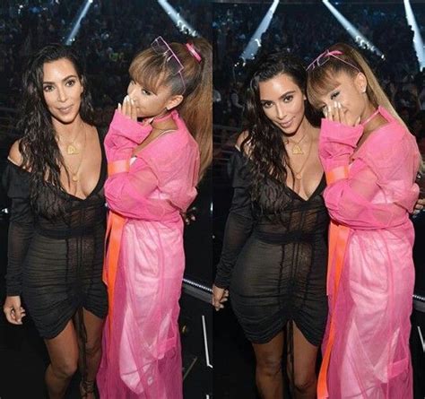 Ariana Grande And Kim Kardashian At The Vmas 2016