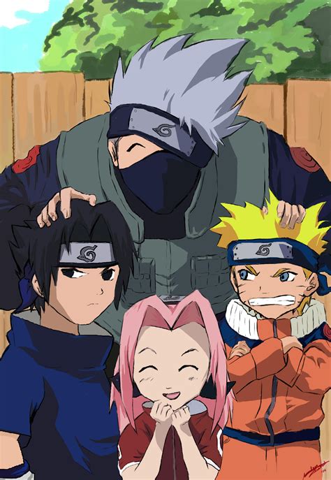 Naruto Team 7 Finished By Anneleen On Deviantart