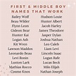 125+ Baby Boy Name Combinations That Go Together - The Mummy Bubble