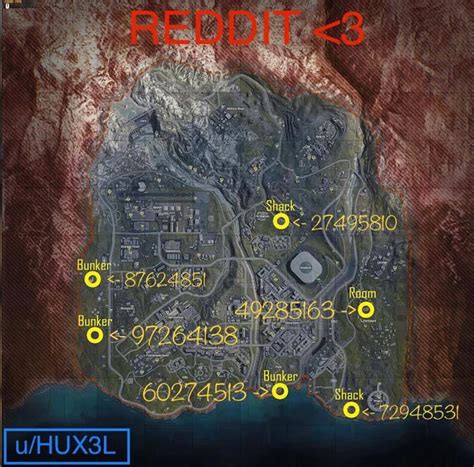 Warzone Map Bunker Locations And Codes My XXX Hot Girl