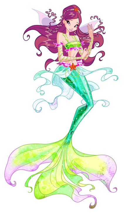 Roxy Mermaid By Forgotten By Gods On Deviantart Les Winx Bloom Winx