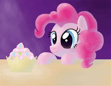 Pinkie Pie Looking At Cupcakes By Dashyoshi On Deviantart
