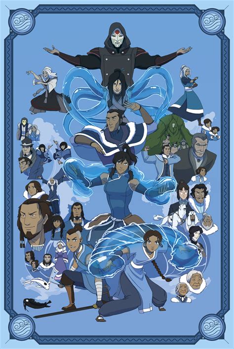 these four fan posters for avatar the last airbender have mastered the elements — geektyrant