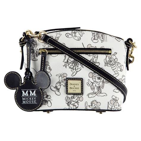 Mickey Mouse Through The Years Crossbody Bag By Dooney And Bourke