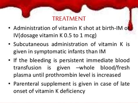 Vitamin K Deficiency Of Newborn