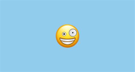 Zany Face Emoji On Emojipedia Sample Images