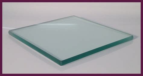 6 Square Thick Clear Glass