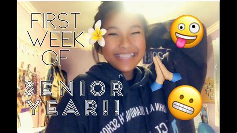 I Vlogged The First Week Of My Senior Year 😬 Youtube
