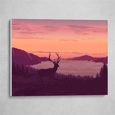 The Call Of Sunset 43 Aspect Landscape Art Poster By Sergey