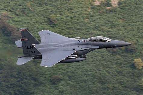 Usaf Boeing F 15e Strike Eagle 91 0314 Low Level At Ullswa Flickr