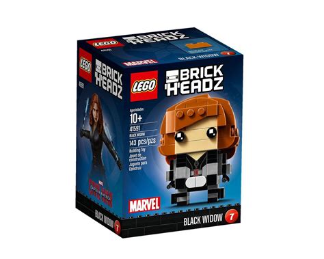 Lego Set 41591 1 Black Widow 2017 Brickheadz Rebrickable Build