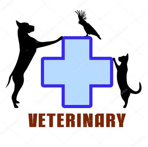 Símbolo de la medicina veterinaria Stock Vector by matc