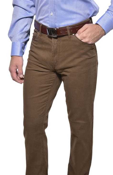 Brown Five Pocket Trousers Trousers E Shop Uk