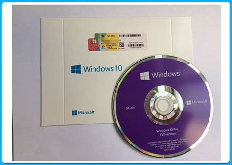 Oem Full Version Microsoft Windows 10 Pro Software 64 Bit Activation Online