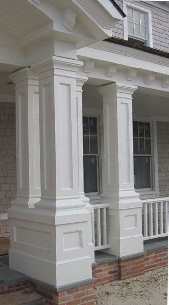 Newels And Column Wraps House With Porch Front Porch Columns Porch