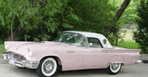 Rose Pink Thunderbird 1957 My Favorite 10 Car Of The 50s 60s My