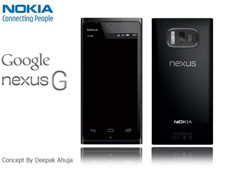 Top 5 Phone Nokia Nexus G Concept Phone Sports 21mp