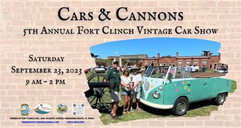 Cars And Cannons Vintage Car Show At Fort Clinch Fort Clinch State Park