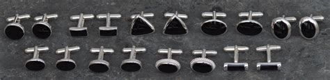 Whitby Jet Cufflinks Handcrafted Jewellery Abbey Jet