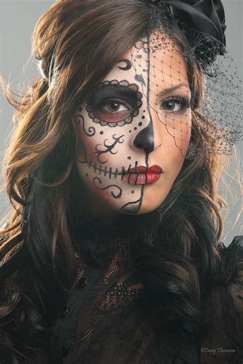 20 Cool Día De Los Muertos Sugar Skull Makeup Art Examples
