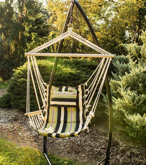 Metal Hanging Swing Chair Frame With X Base In 2021