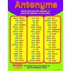 Teach basic antonyms and increase students' vocabulary. Reinforces ...