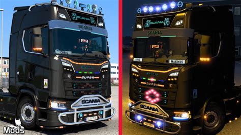 Ets2 140 ★ Scania Mega Light Pack And More Lights Addon Euro Truck