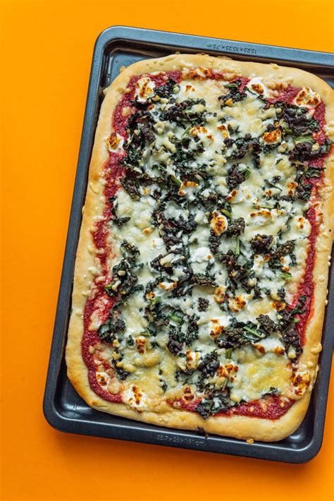Bake until crust is golden, 10 to 15 minutes, sprinkling on walnuts in final 2 minutes. Beet Pesto Pizza with Goat Cheese & Kale | Live Eat Learn