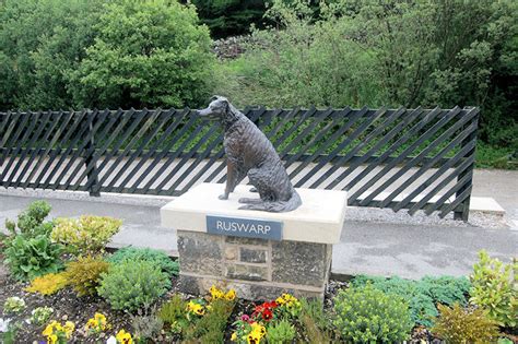 Ruswarp Statue Garsdale Station Co Curate