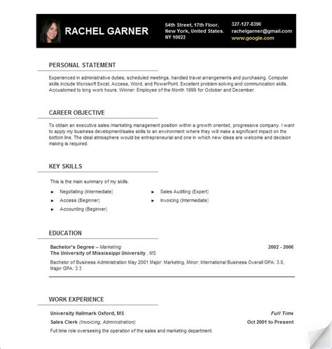 Put your best foot forward with this clean, simple resume template. Open Office Resume Template | Fotolip.com Rich image and ...