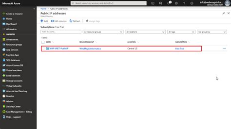 Configuring Private And Public Ip Addresses With Azure Portal A Cloud