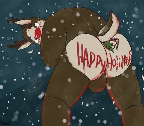 Rule 34 Anthro Ass Christmas Furry Reindeer Rudolph Rudolph The Red Nosed Reindeer Skoogers