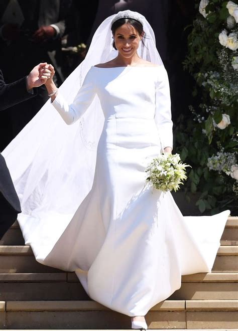 Two years after clare waight keller designed meghan markle's wedding dress for givenchy, the designer has given fans a behind the scenes look at the royal wedding. Meghan Markle wedding dress among most bizarre items left ...