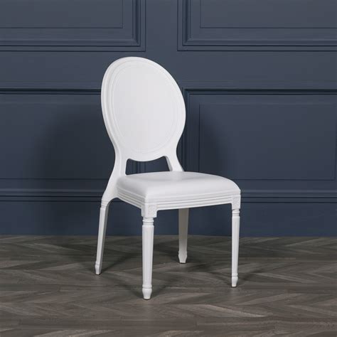 White French Louis Style Plastic Dining Chair Made To Top Quality