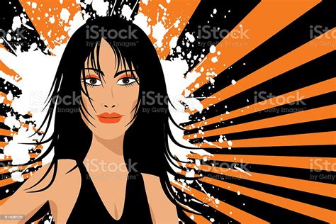 Grunge Girl Stock Illustration Download Image Now Abstract Adult