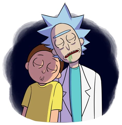 Ablanketofsins “sleepy Bois ” Rick And Morty Drawings Morty