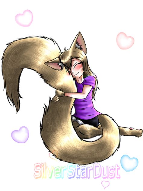 Tail Hugs By 0silverstardust0 On Deviantart