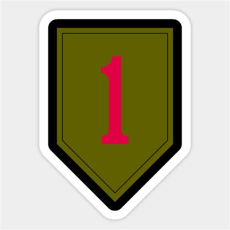 1st Infantry Division 1st Infantry Division Sticker Teepublic