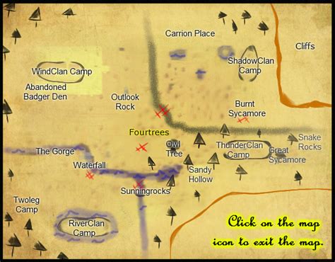 Map Warrior Cats Untold Tales Wiki Fandom Powered By Wikia