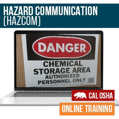 Cal Osha Hazcom Training Online Get Certified