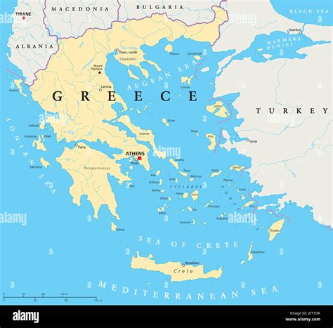 La Grecia Mappa Atlas Mappa Del Mondo Viaggi Politico Grecia My Xxx