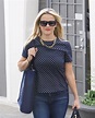 REESE WITHERSPOON in Jeans Arrives at Her Office in Santa Monica 09/02 ...