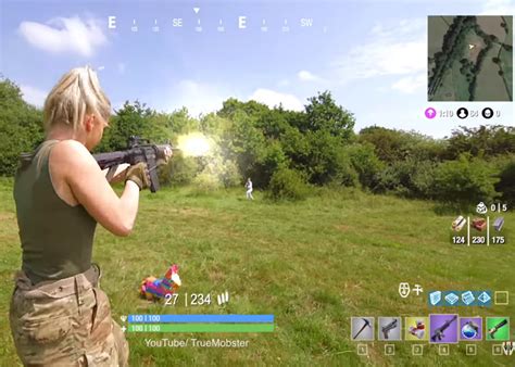 Fortnite Irl With Airsoft Gun Props Popular Airsoft