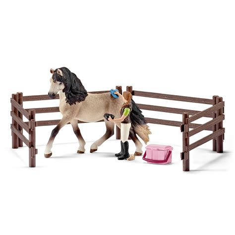 Schleich World Of Nature Farm Life Horse Riding Sets Horse Toys