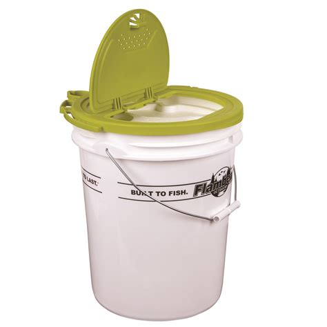 Flambeau 5 Gal Insulated Bucket With Premium Bait Bucket Lid Walmart