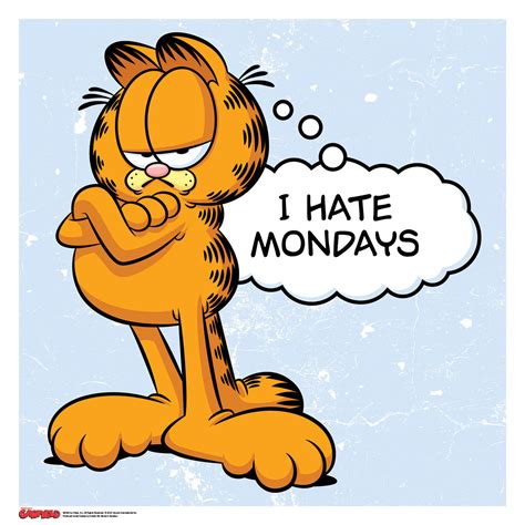 Garfield I Hate Mondays Poster Shirtstore
